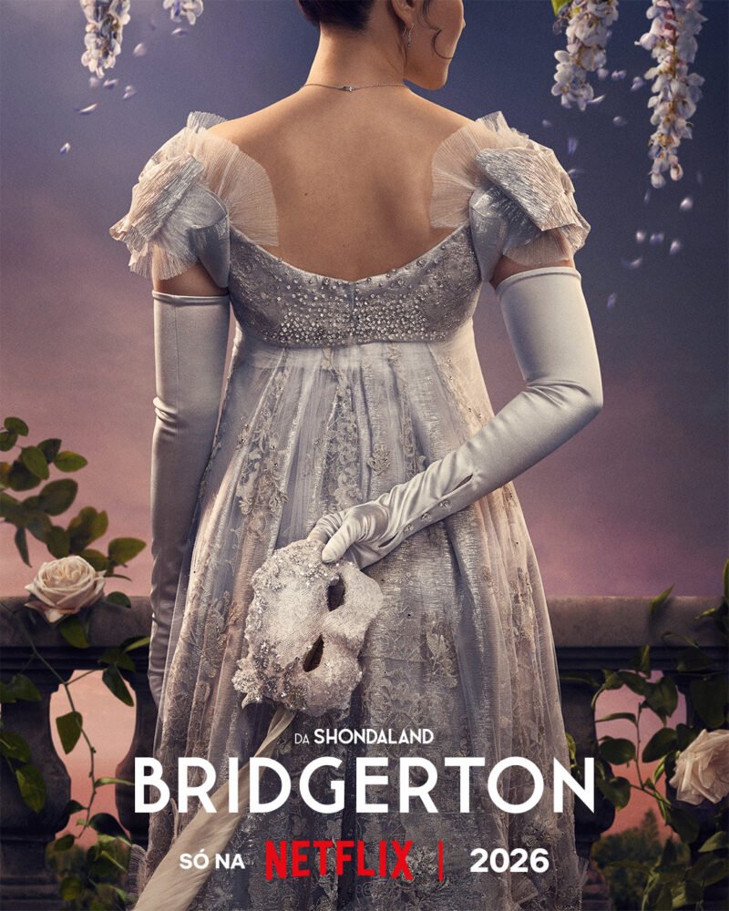 Cartaz oficial confirma estreia da 4ª temporada de Bridgerton para 2026 - Imagem do artigo original