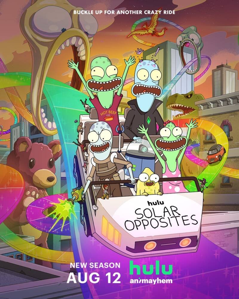 Trailer da temporada final de Solar Opposites entrega caos alienígena; estreia em 13 de outubro - Imagem do artigo original