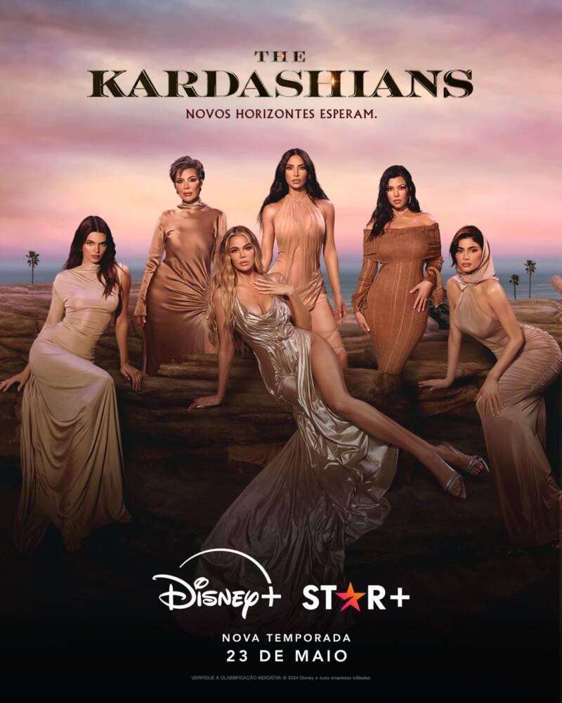 Disney+ revela trailer legendado e data de estreia da 7ª temporada de The Kardashians - Imagem do artigo original